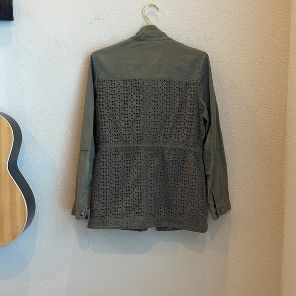 Harper Eyelet Utility Jacket Size Medium - Picture 5 of 8